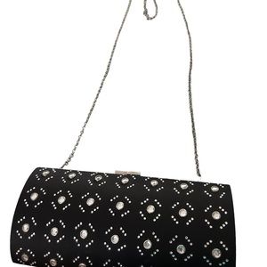 Beautiful evening bag with rhinestones